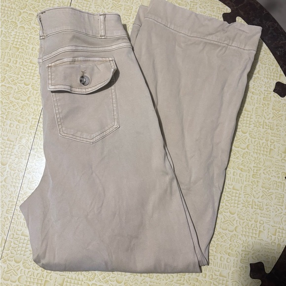 SPANX Tan Straight Leg Pants Classic Design - Picture 1 of 10